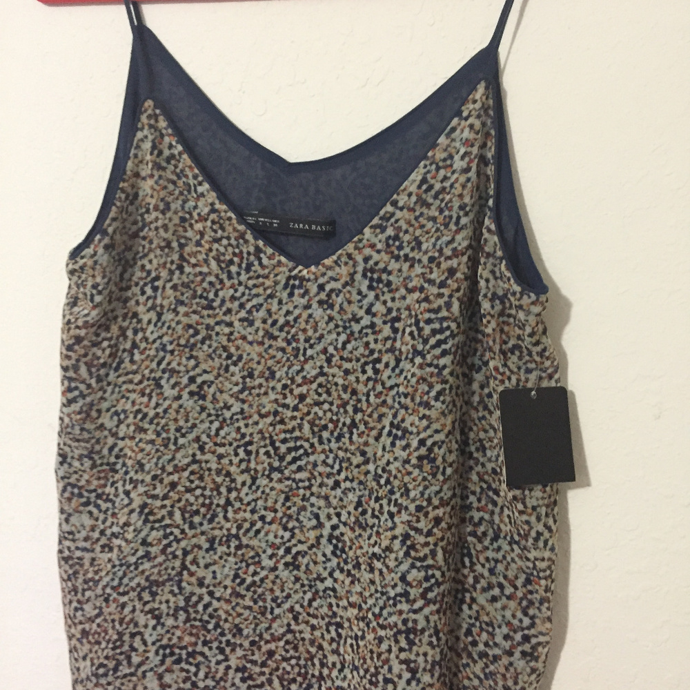 Zara V-Neck Tank Top Blouse - NWT